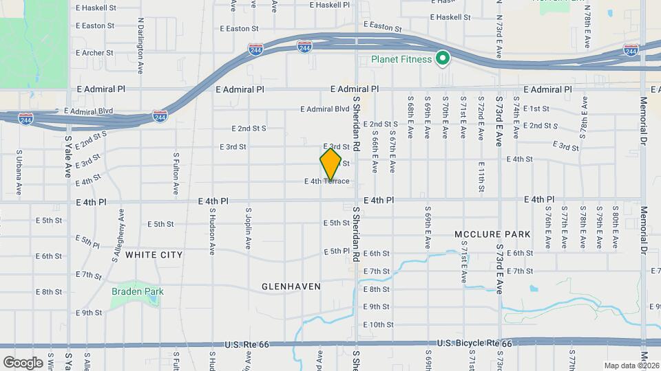 6316 E 4th Terrace Map and Location Details