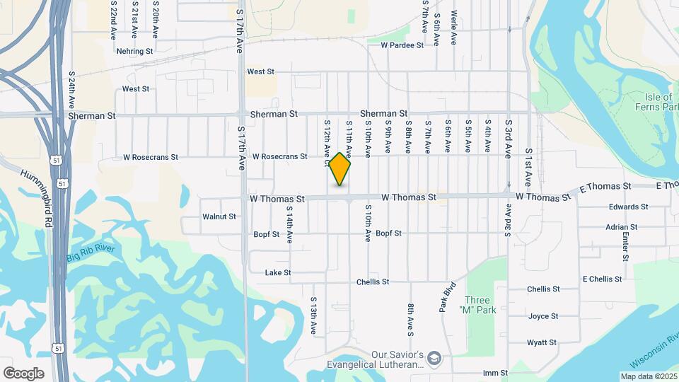 1110 W Thomas St-Unit -1110 Map and Location Details