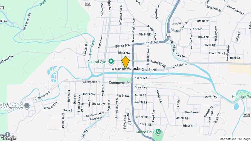 45 W Main St Map and Location Details