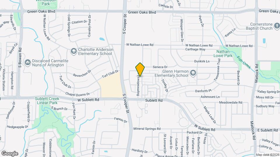 5812 Falconcrest Dr Map and Location Details