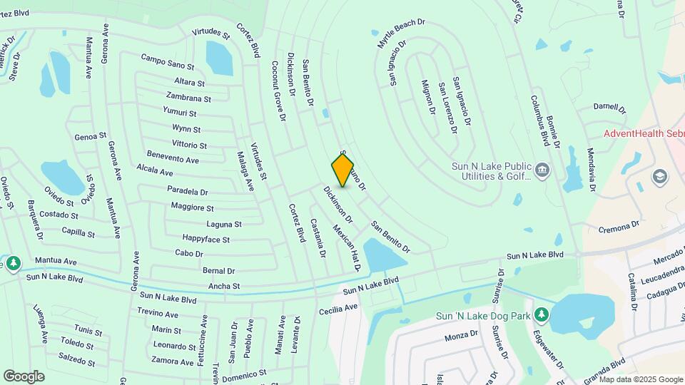 6942 San Benito Dr Map and Location Details