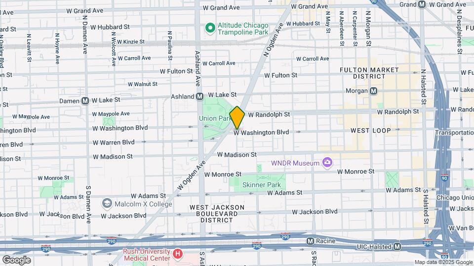1450 W Washington Blvd Map and Location Details
