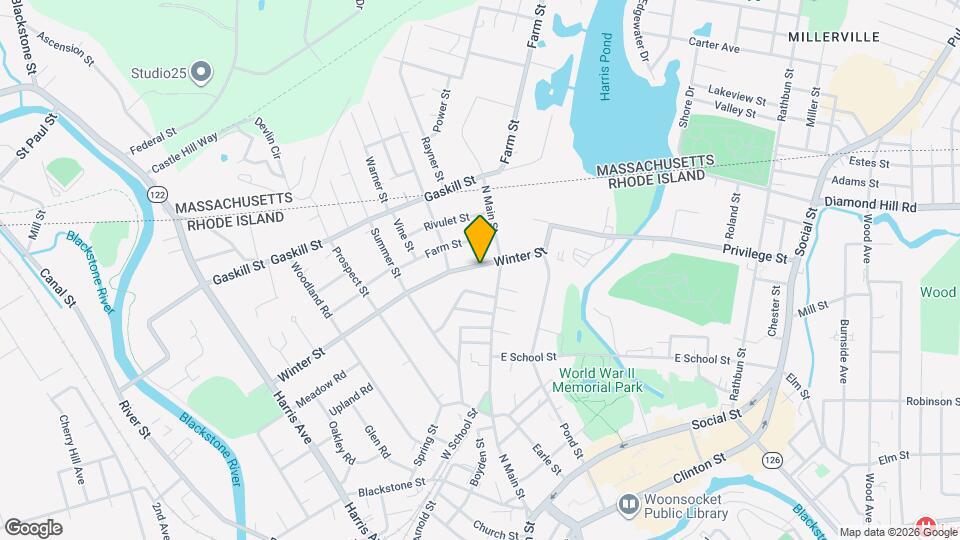 550 Winter St Map and Location Details