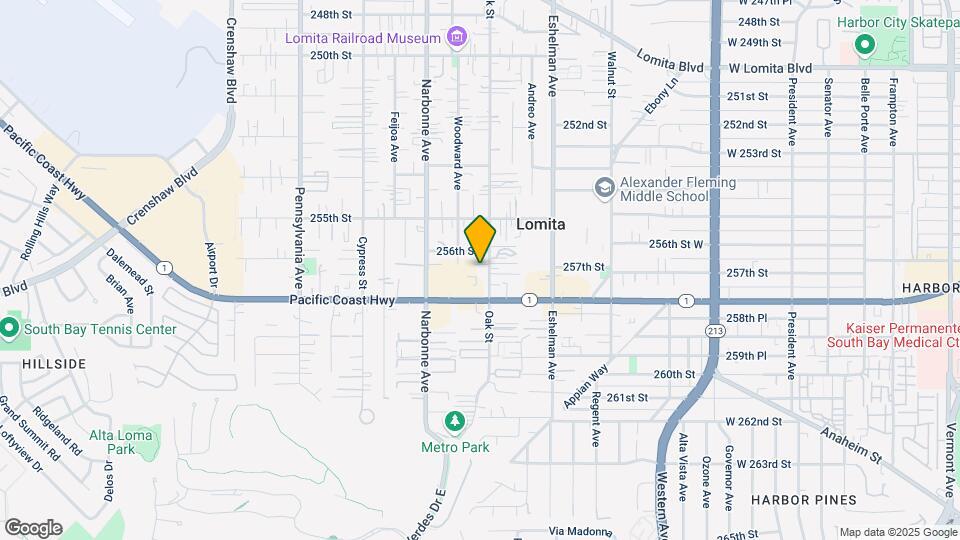 25619 Oak St Map and Location Details