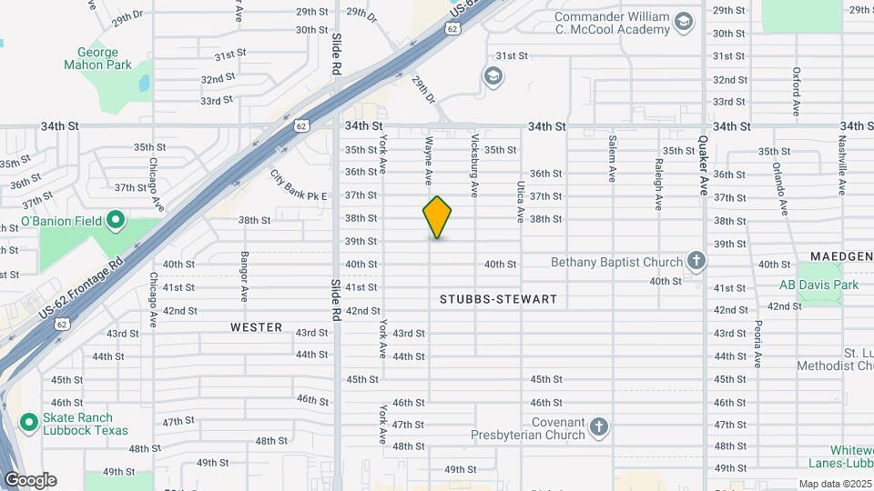 4921 39th St Map and Location Details