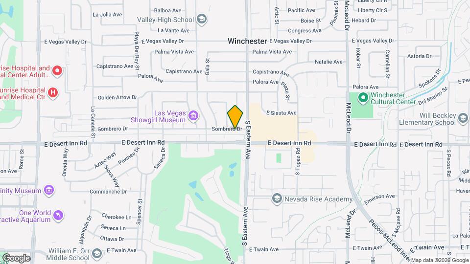 2325 Sombrero Dr Map and Location Details