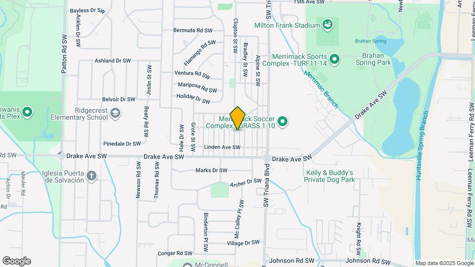 3605 Clopton St SW Map and Location Details