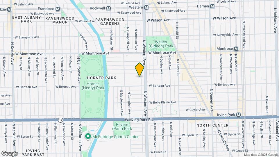 2419 W Hutchinson St Map and Location Details