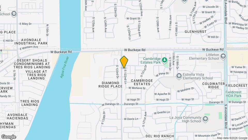1418 S 122nd Ln Map and Location Details