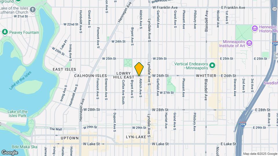 2604 Aldrich Ave S Map and Location Details