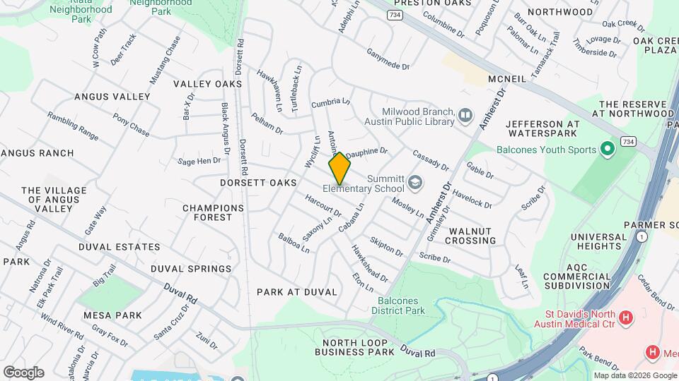 4200 Everest Ln Map and Location Details