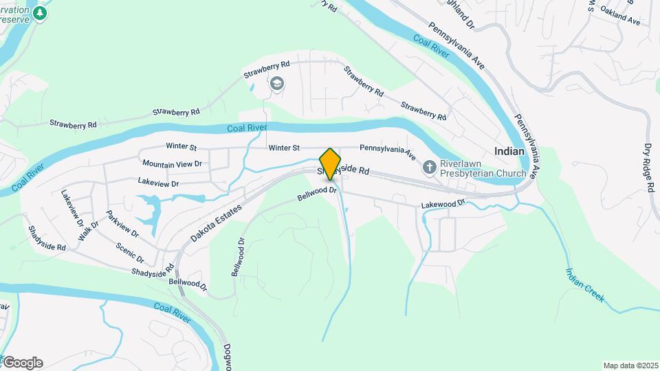 2106 Shadyside Rd, Unit Unit D Map and Location Details