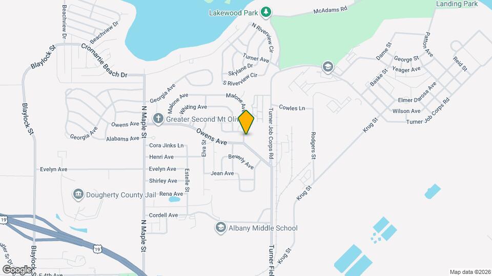 1723 Malone Ave Map and Location Details