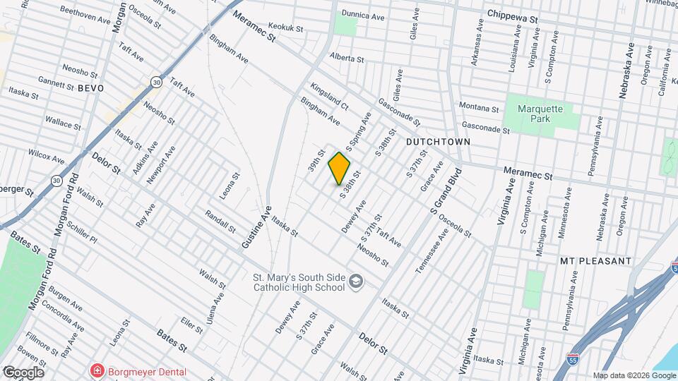 4455 S 38th St Map and Location Details