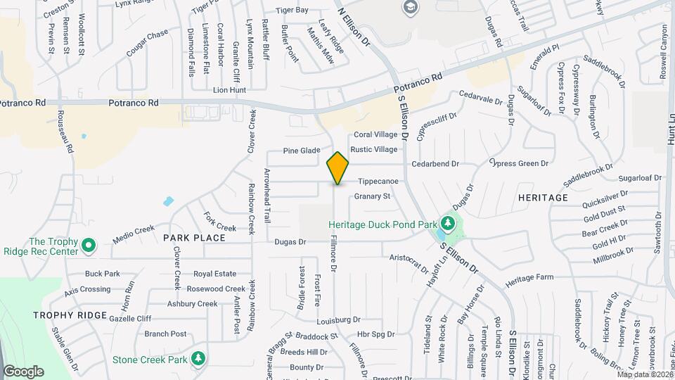 906 Fillmore Dr Mapa y Detalles de la Ubicación