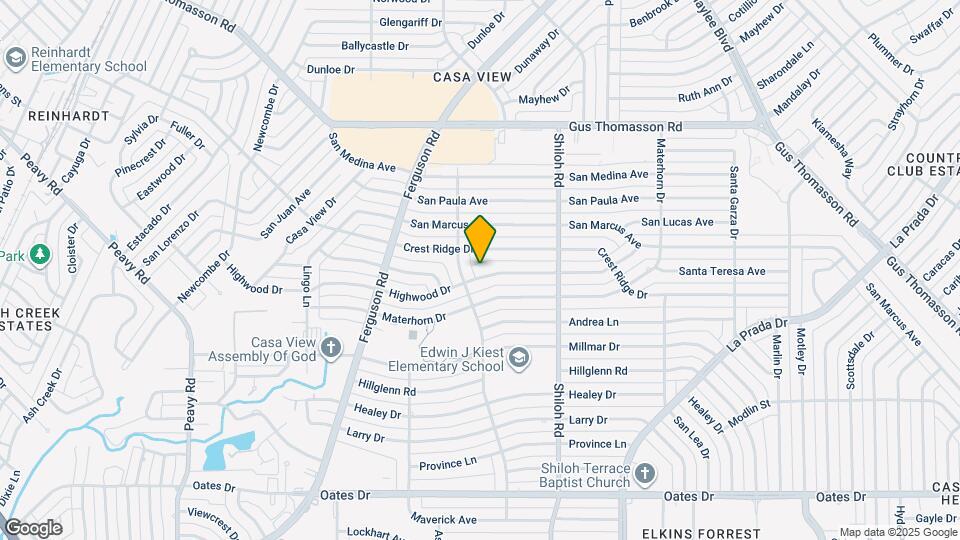 2519 Highwood Dr Map and Location Details