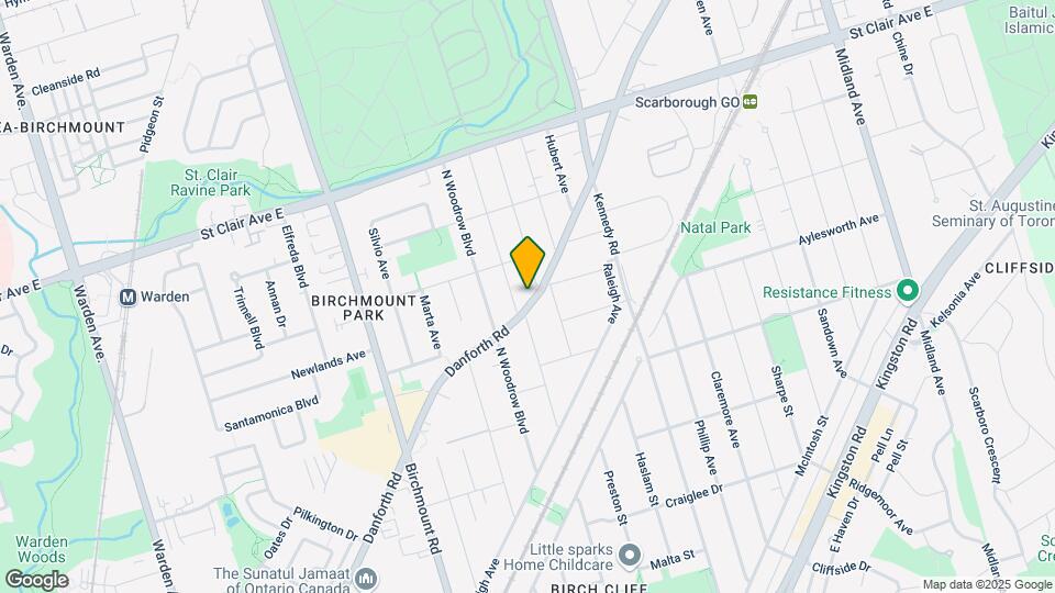 578 Danforth Rd Map and Location Details