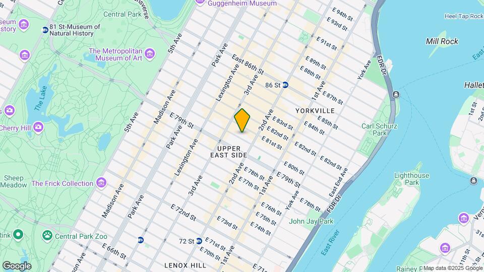 229 E 80th St Map and Location Details