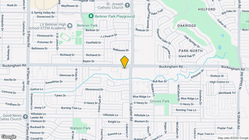 3524 Buckingham Rd Map and Location Details