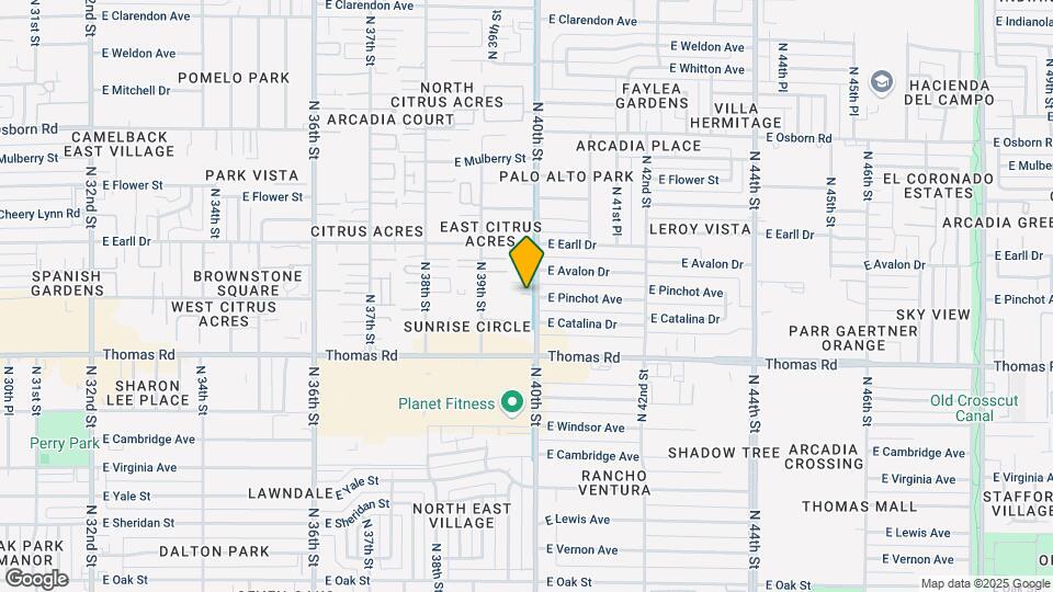 3002 N 40th St Map and Location Details