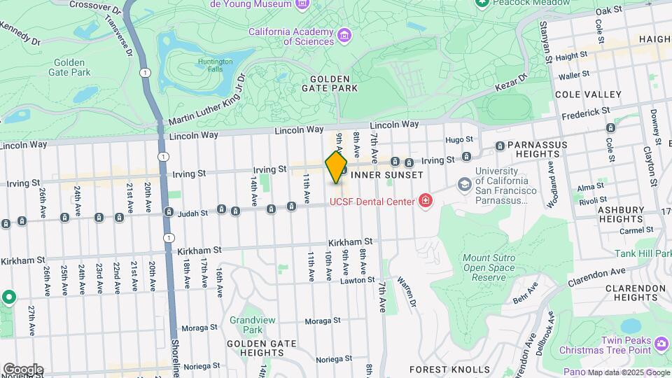 1367 9th Ave Map and Location Details