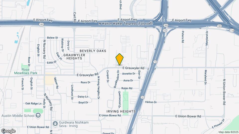1809 E Grauwyler Rd Map and Location Details