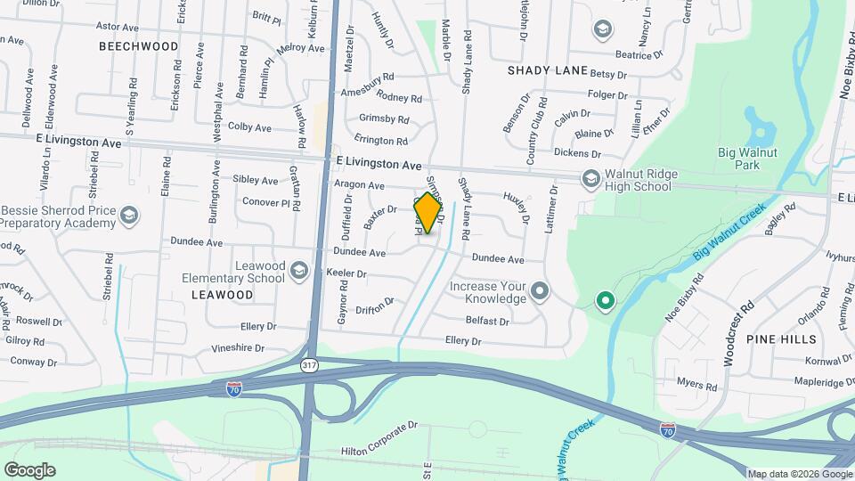 4564 Dundee Ave Map and Location Details