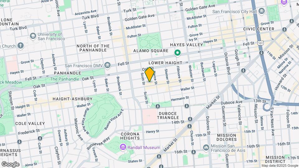 758 Haight St Map and Location Details