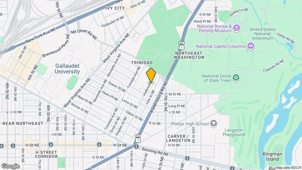 1655 Holbrook St NE Mapa y Detalles de la Ubicación