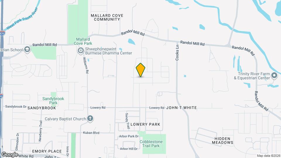 7500 Pleasant Oaks St Map and Location Details