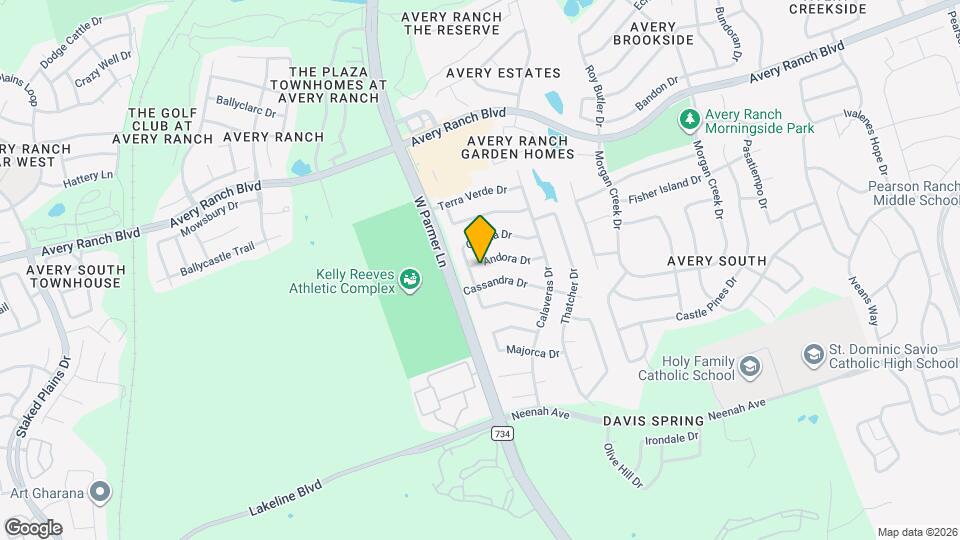 10229 Andora Dr Map and Location Details
