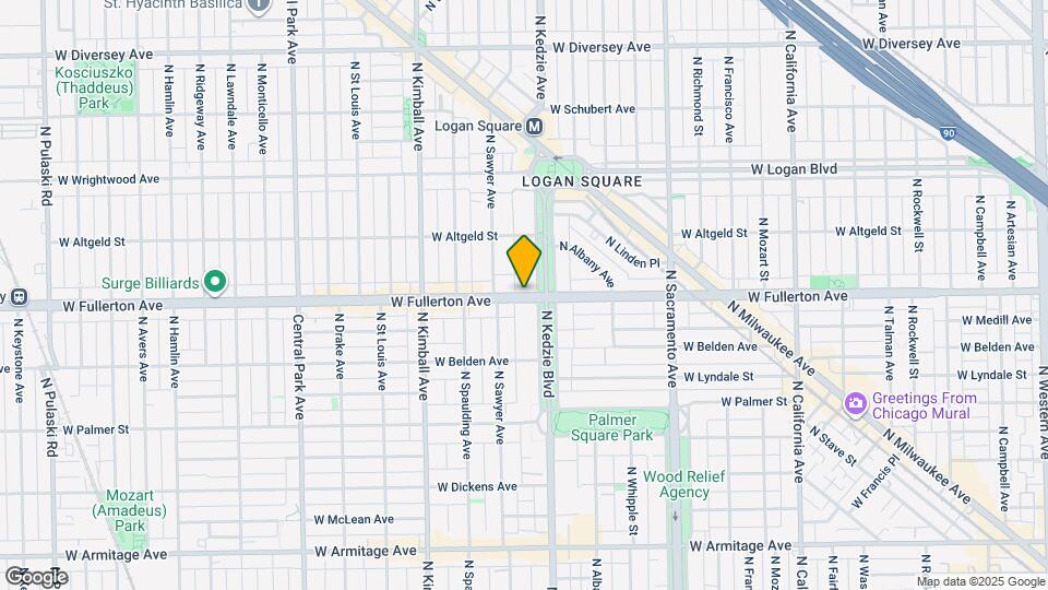 3212 W Fullerton Ave Map and Location Details