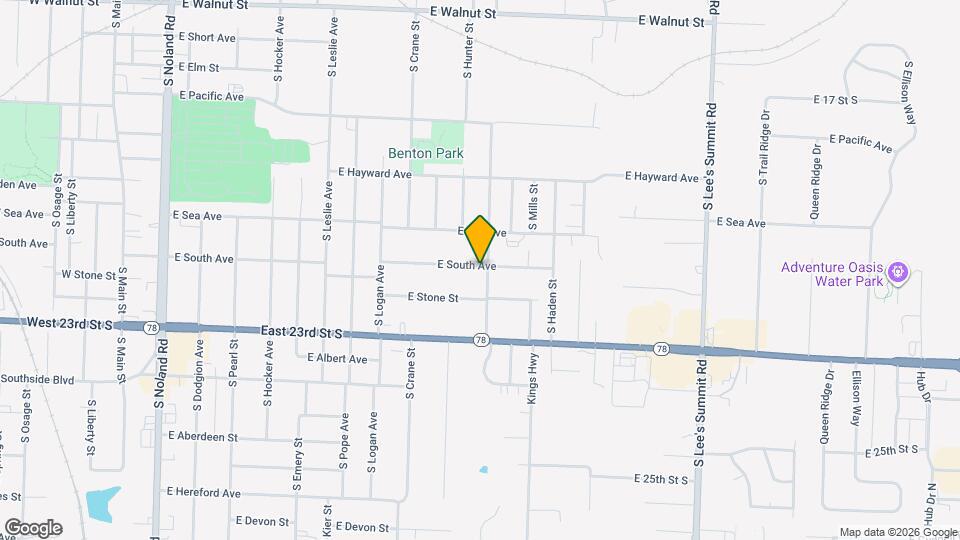 1000 S Savage St Map and Location Details