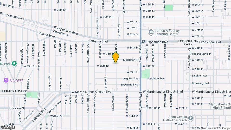 1801 W 39th St Map and Location Details