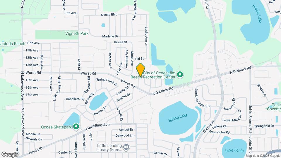 201 Spring Lake Cir Map and Location Details
