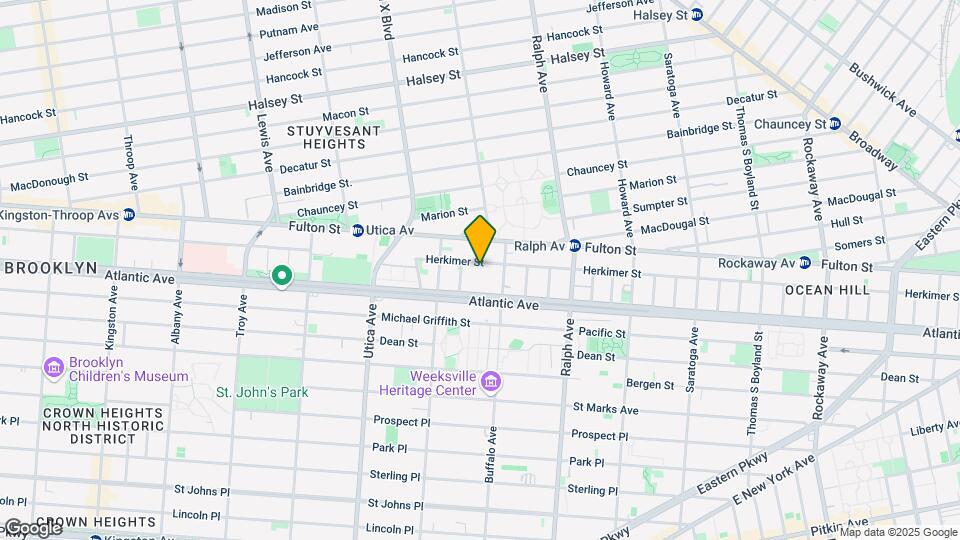 838 Herkimer St Map and Location Details