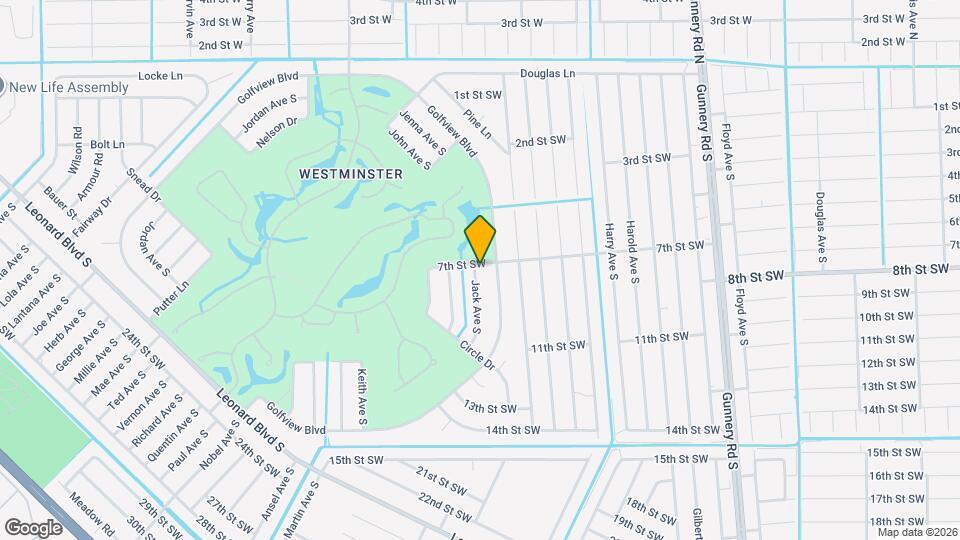 703 Jack Ave S Map and Location Details