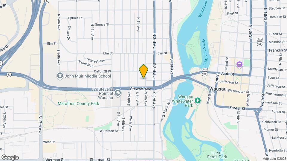 402 S 4th Ave, Unit Upper Mapa y Detalles de la Ubicación