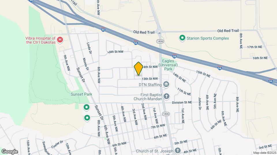 1407 NW 2nd Ave Map and Location Details