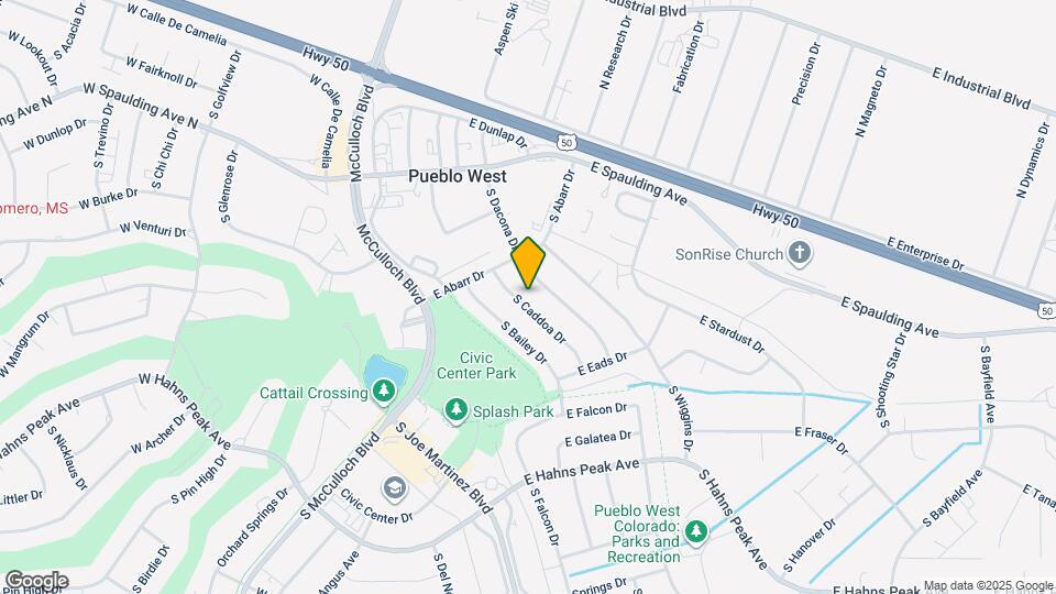 220 S Caddoa Dr Map and Location Details
