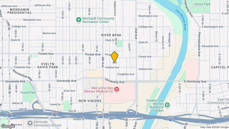 1310 4th St Map and Location Details
