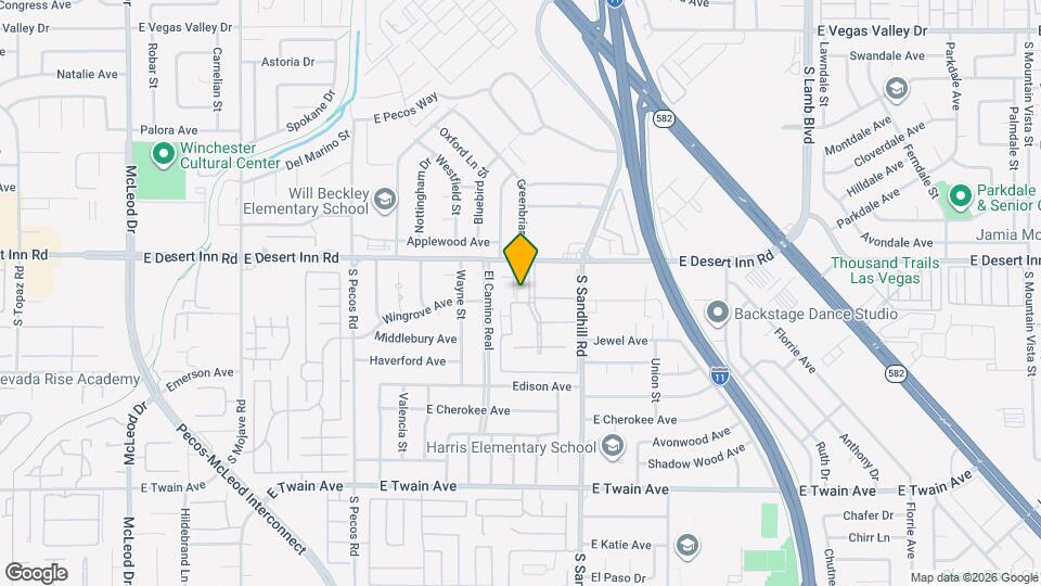 3356 Sylvia St, Unit B Mapa y Detalles de la Ubicación