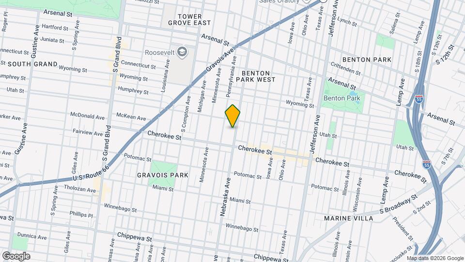 3325 Nebraska Ave Map and Location Details