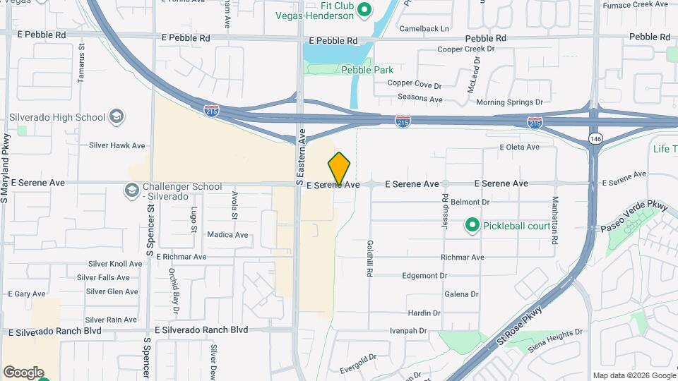 2521 E Serene Ave Map and Location Details