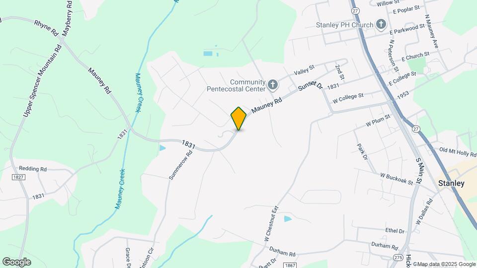 707 Mauney Rd Map and Location Details