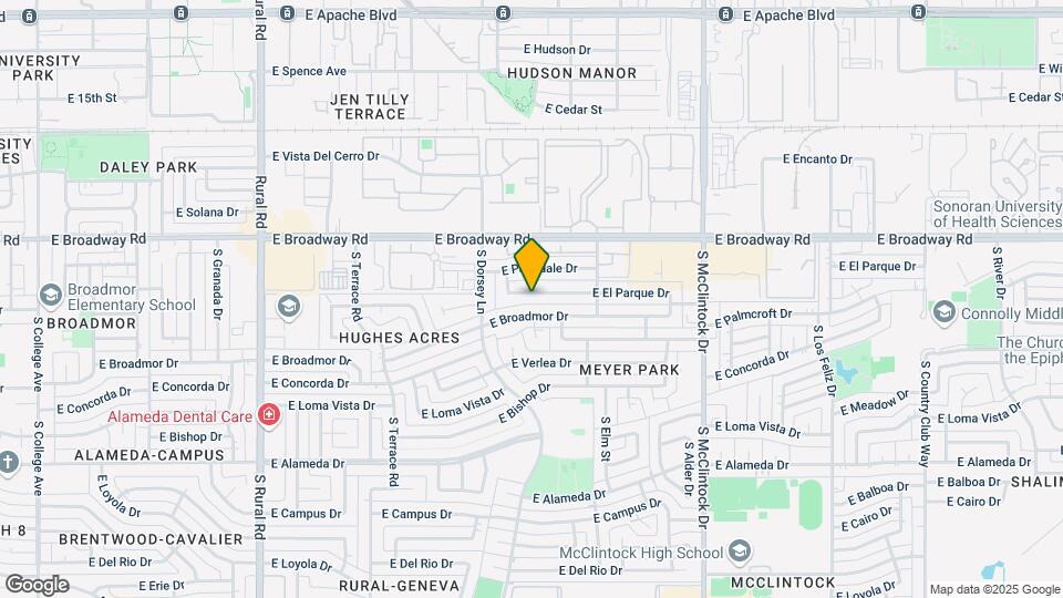 1401 E El Parque Dr Map and Location Details