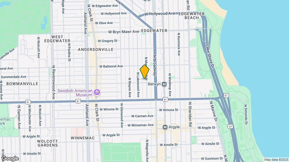 5302 N Magnolia Ave Map and Location Details