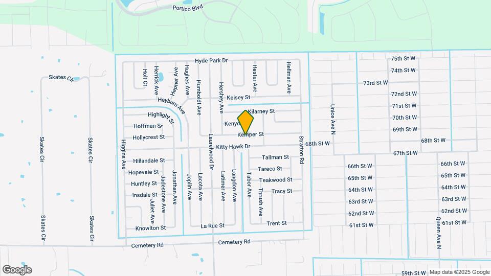 3759 Kemper St Map and Location Details