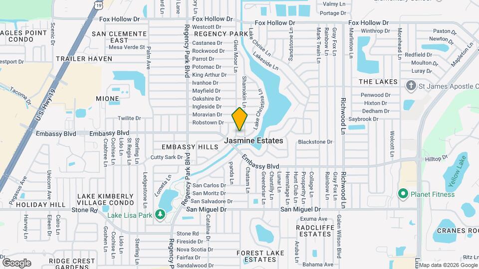 9400 Glen Moor Ln Map and Location Details