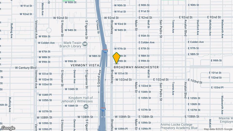 233 W Century Blvd Map and Location Details